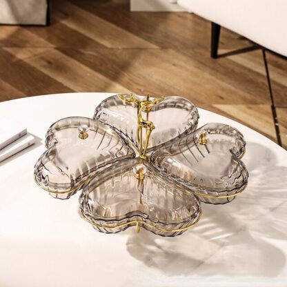 Heart-shaped Dried Fruit Dish with Nordic Light Design - Image 4