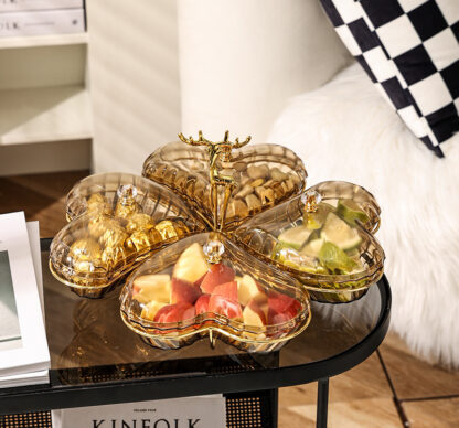 Heart-shaped Dried Fruit Dish with Nordic Light Design - Image 5