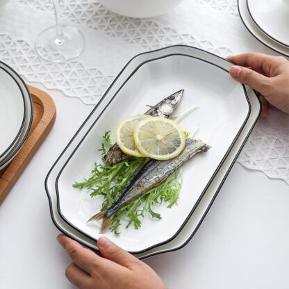 Ceramic Kitchen Plate and Bowl