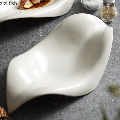 Irregular Ceramic Serving Plate - Image 3