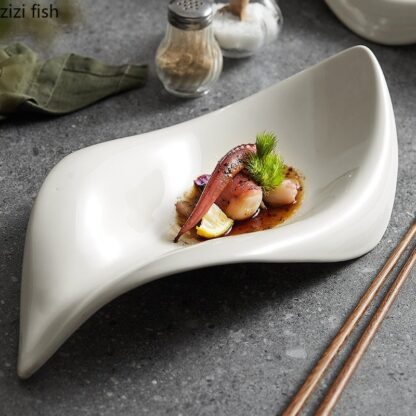 Irregular Ceramic Serving Plate