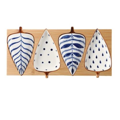 Ceramic Leaf Sauce Tray - Image 3