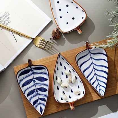 Ceramic Leaf Sauce Tray