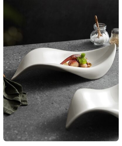 Irregular Ceramic Serving Plate - Image 4