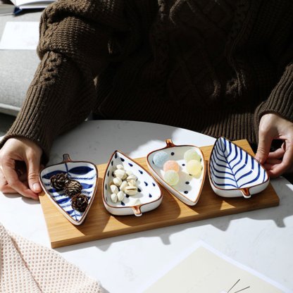 Ceramic Leaf Sauce Tray - Image 5