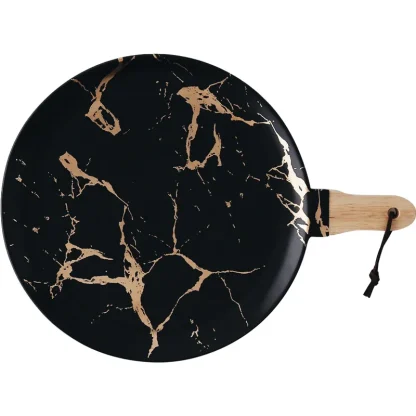 Gold Glazed Ceramic Plates