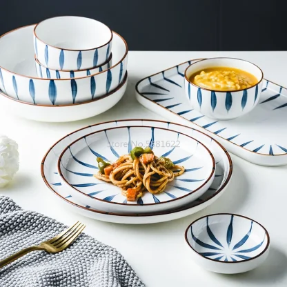 Artistic Ceramic Bowl and Plate - Image 2