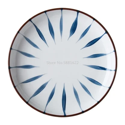 Artistic Ceramic Bowl and Plate