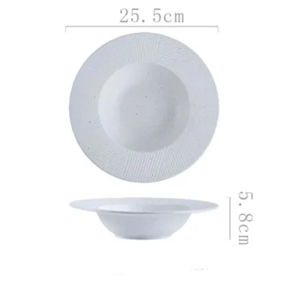 Oversized Ceramic Dinner Plates - Image 8