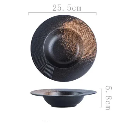 Oversized Ceramic Dinner Plates - Image 9