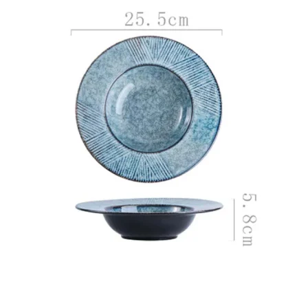 Oversized Ceramic Dinner Plates - Image 5