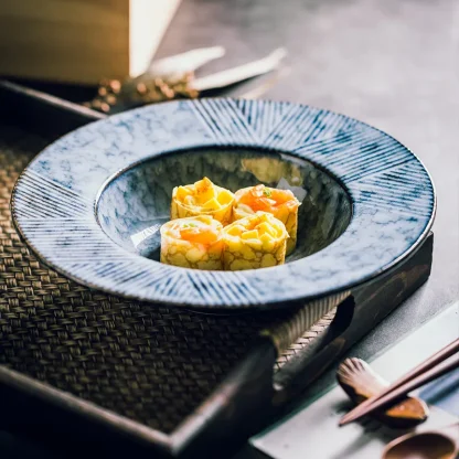 Oversized Ceramic Dinner Plates - Image 4