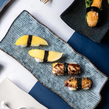 Rectangular Ceramic Sushi Dish