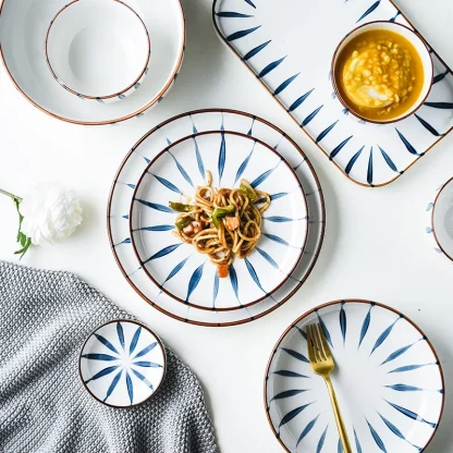 Artistic Ceramic Bowl and Plate - Image 3