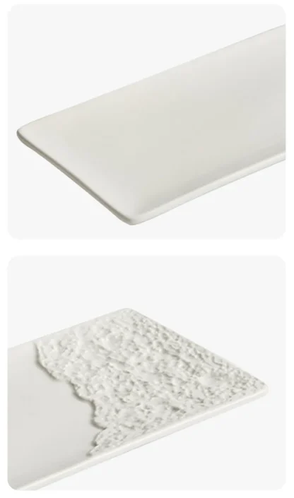 Rock Pattern Ceramic Plate - Image 3