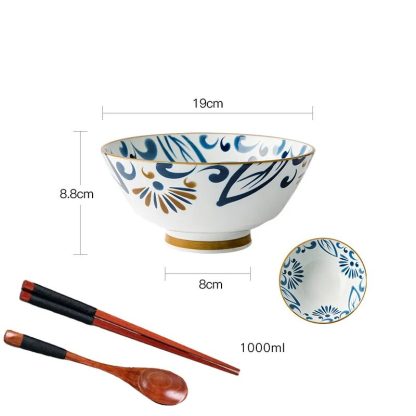 Ceramic Ramen Salad Bowl - Image 4
