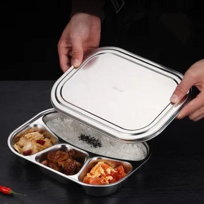 Multi-Grid Stainless Food Box - Image 3