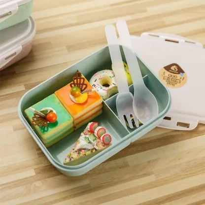 Bento Lunch Box with Utensils