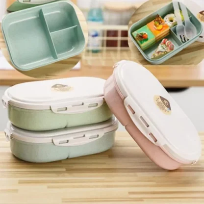 Bento Lunch Box with Utensils - Image 5