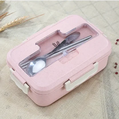 Meal Prep Box with Utensil Storage